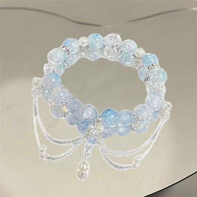 Brazalete de borla del viento antiguo de cuentas por cuentas al por mayor