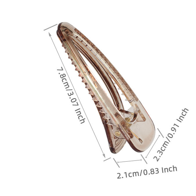 Wholesale Hollow Water Drop Plastic Hair Clips