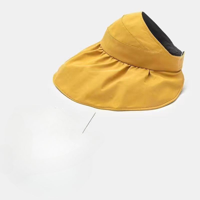 Sombrero de goma negra de poliéster al por mayor