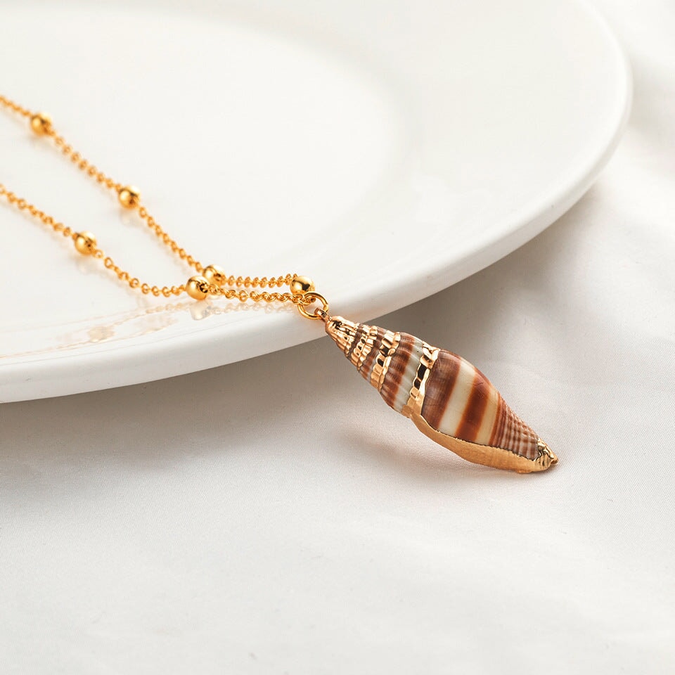 Wholesale Natural Shell Necklace Women Clavicle Chain